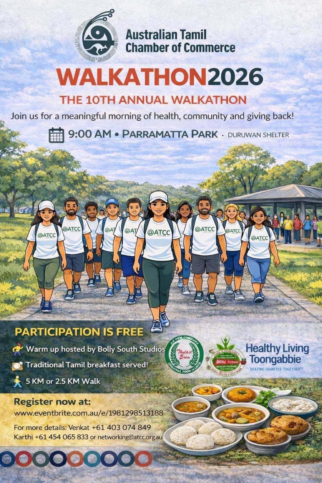 ATCC Walkathon 2026 at Parramatta Park promoting health, community and giving back