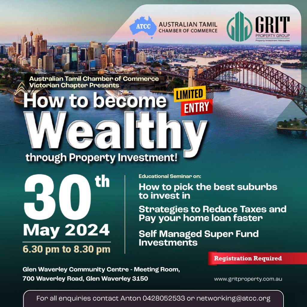 ATCC Victorian Chapter property investment seminar on building wealth through property