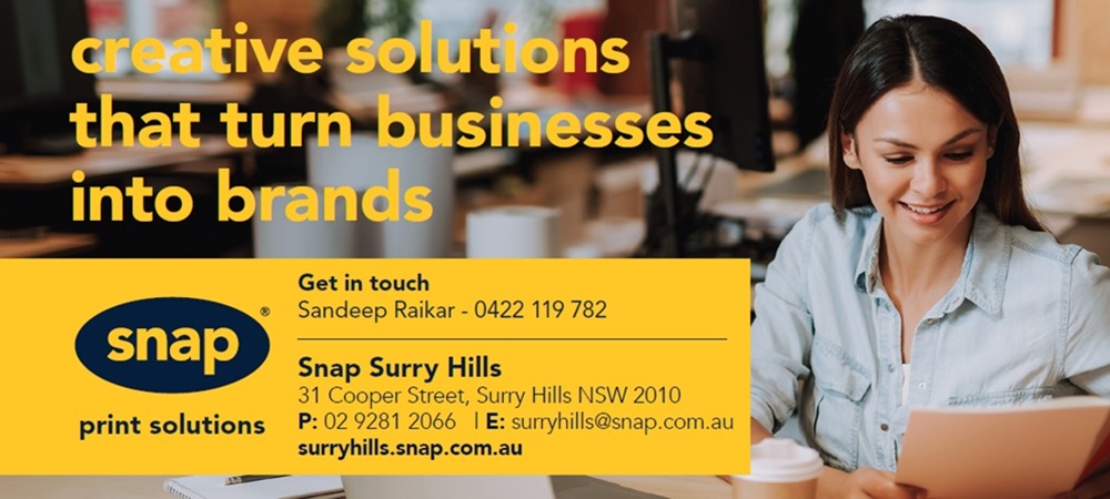 Snap Print Solutions creative branding and printing services in Surry Hills